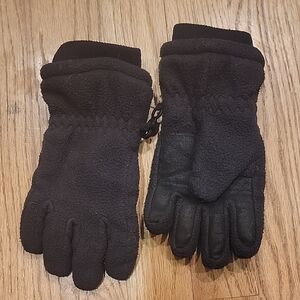 Lands End Kids' Fleece Insulated Snow Ski Gloves